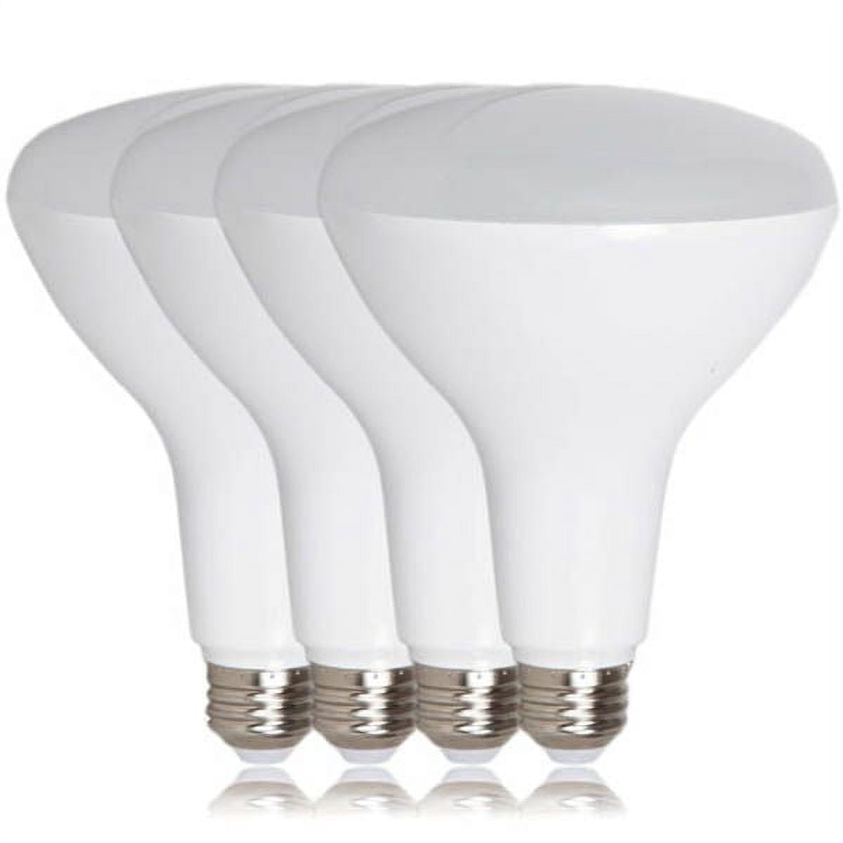 Maxxima Dimmable BR40 LED 13 Watt 4000K Neutral White 1100 Lumens 75 Watt Equivalent (Pack of 4)