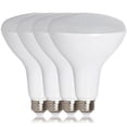 thumbnail image 1 of Maxxima Dimmable BR40 LED 13 Watt 4000K Neutral White 1100 Lumens 75 Watt Equivalent (Pack of 4), 1 of 3