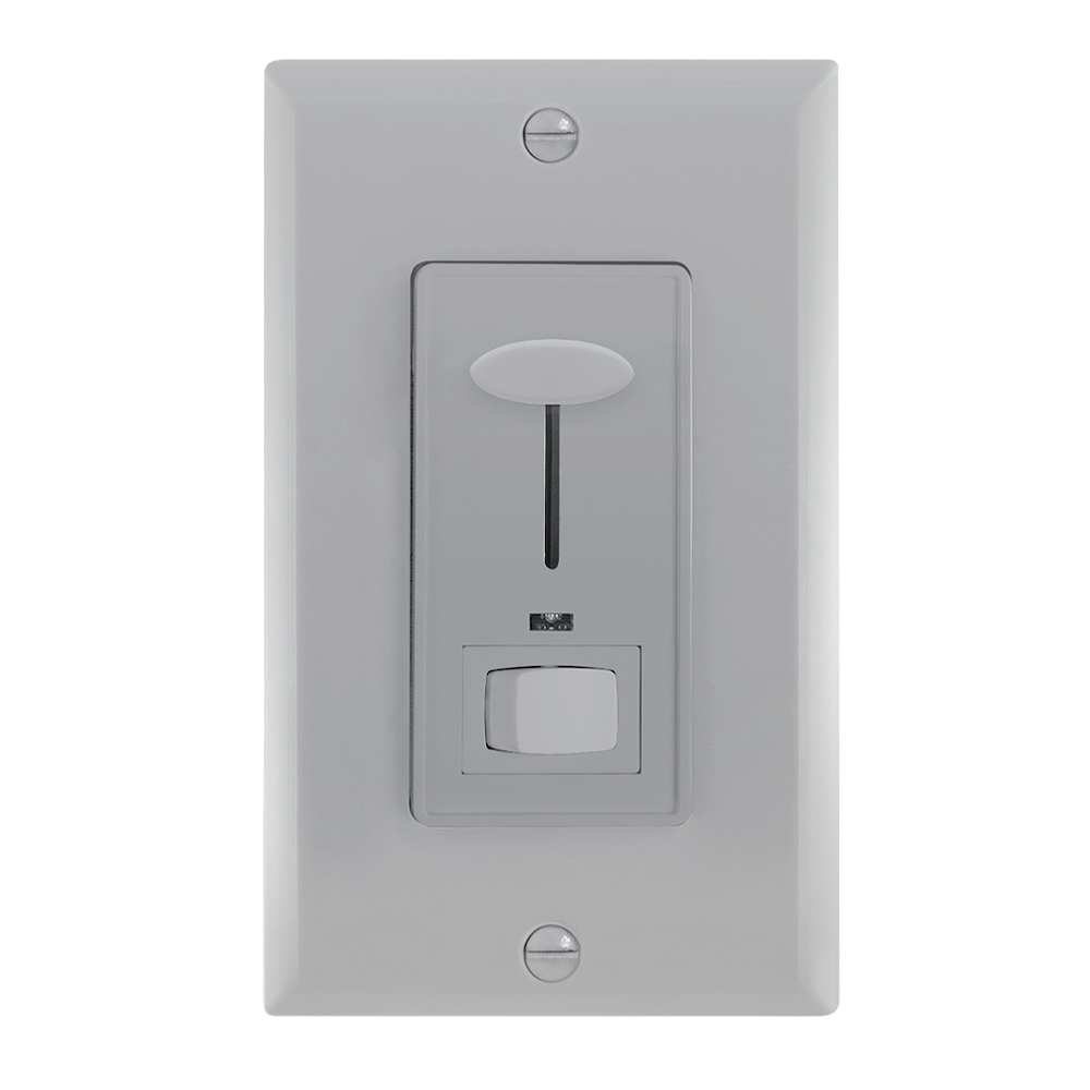 Maxxima Dimmer Electrical Light Switch Featuring Blue Indicator Light, LED Compatible, 3Way
