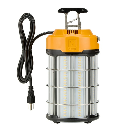 Maxxima High Bay Temporary LED Work Light, Linkable, 150 Watt 18,000 Lumens 5000K Daylight