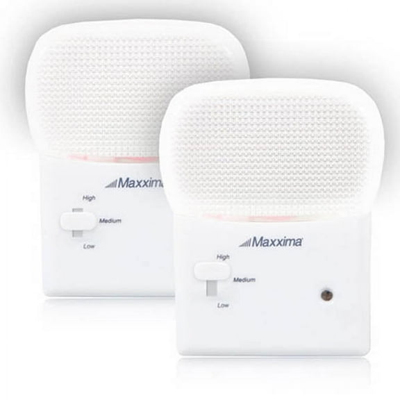 Maxxima High, Medium, Low LED Night Light with Dusk to Dawn Sensor (Pack of 2)