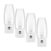 Maxxima MLN-16 LED Plug in Night Light - Features Auto Dusk to Dawn Sensor, 5000K Daylight, 5 Lumens, Ideal for Bedroom, Bathroom, Hallway, and Senior Living Use - 4 Pack