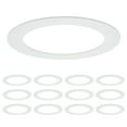 thumbnail image 1 of Maxxima Outer 8.6" Inner 6.22" Goof Rings for Recessed Lights, 12 Pack, 1 of 8