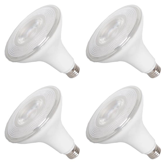 Maxxima PAR38 LED Indoor / Outdoor Warm White Light Bulb 1275 Lumens 15 Watts 100 Watt Equivalent 3000K 90 CRI Dimmable Flood Light (4 Pack)