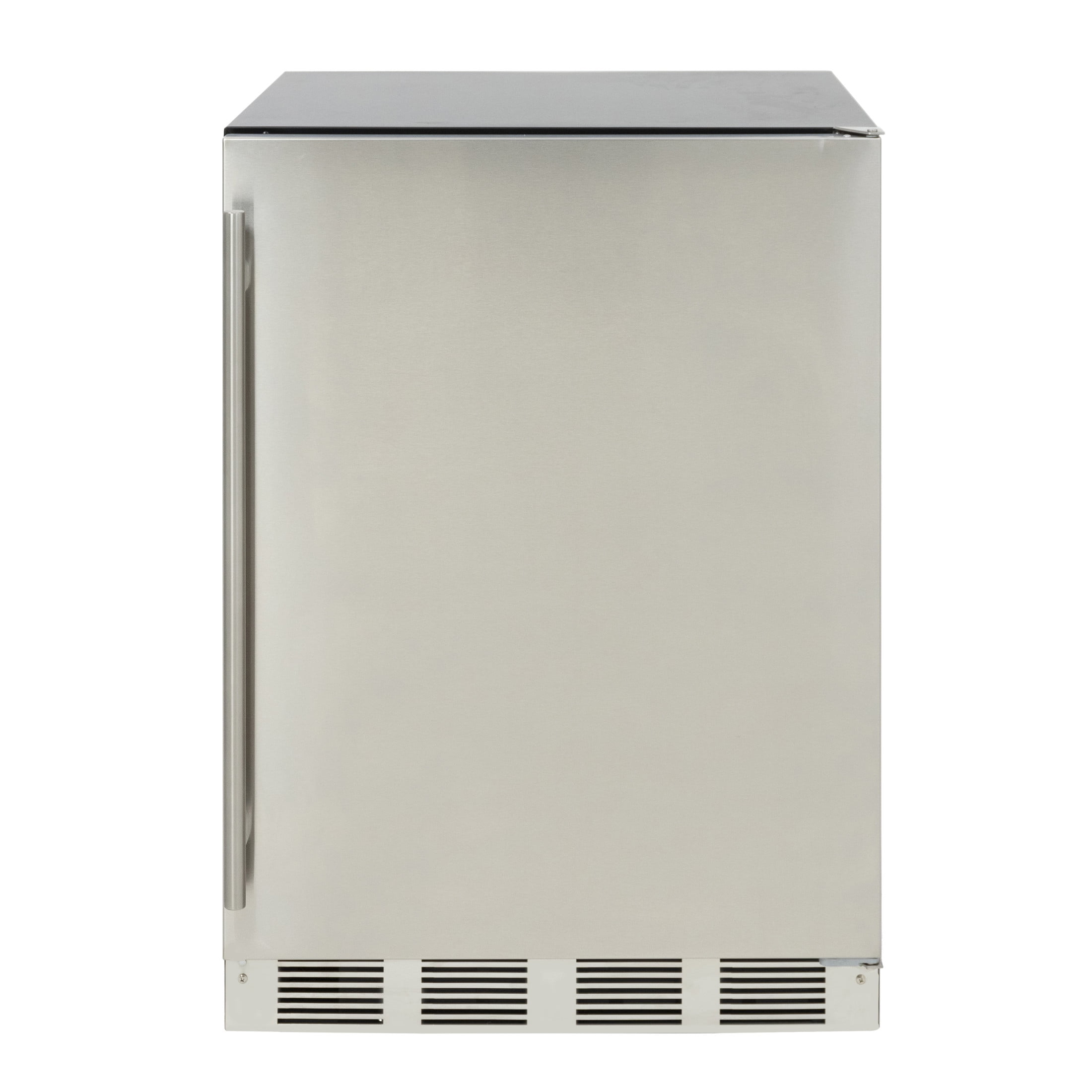 Maxximum 24" Indoor/Outdoor Refrigerator, 5.5 cu. ft. Capacity, Solid Stainless Steel Door, in Stainless Steel (MAXR24SS)