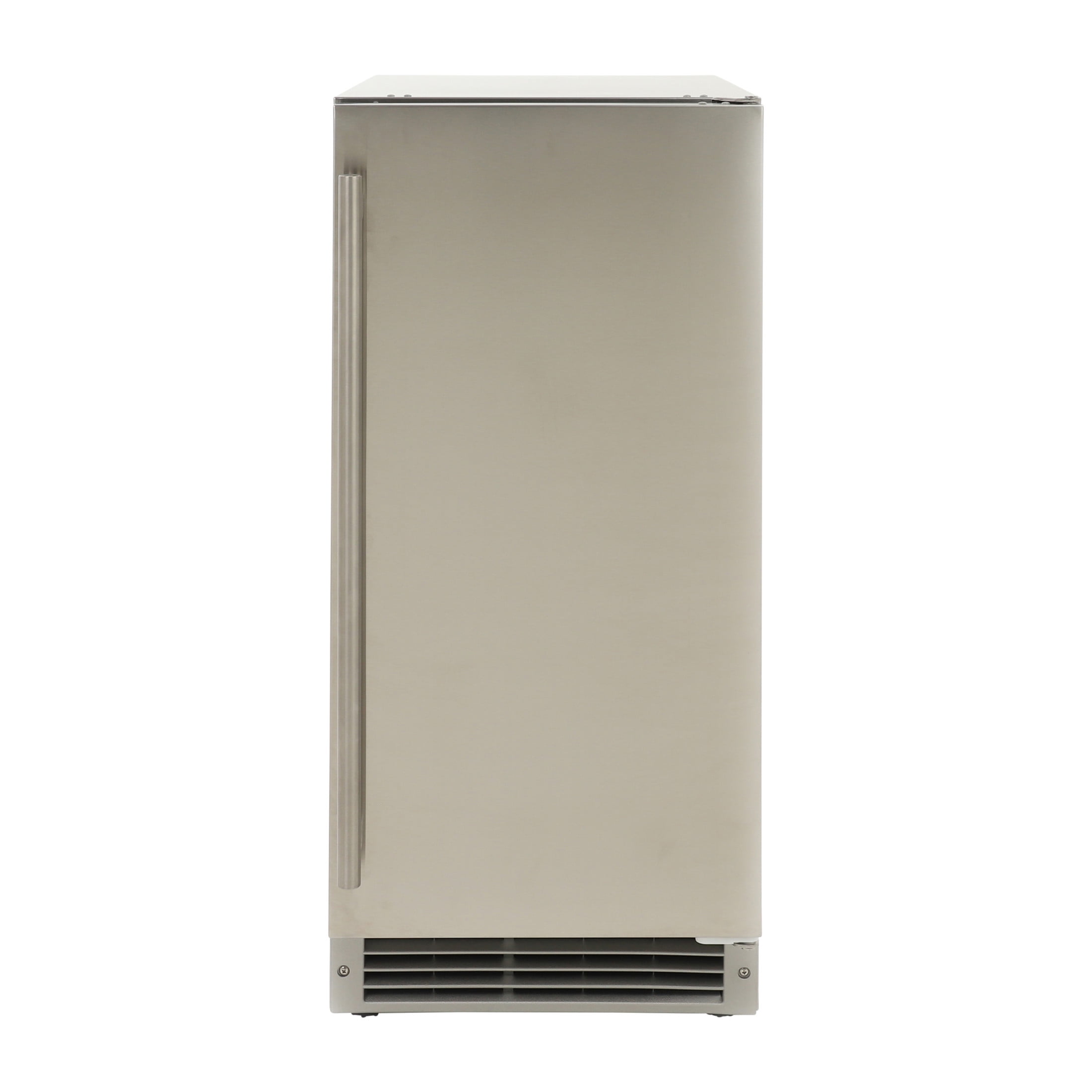 Maxximum Premium Outdoor Gourmet Cube Ice Machine, 15", 50 lbs, in Stainless Steel (MAXGIM15OD)