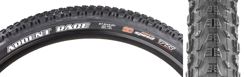 MAXXIS ardent race 27.5×2.20 Maxxis Ardent Race 27.5 x 2.20 Tire, Folding, 120tpi, 3C