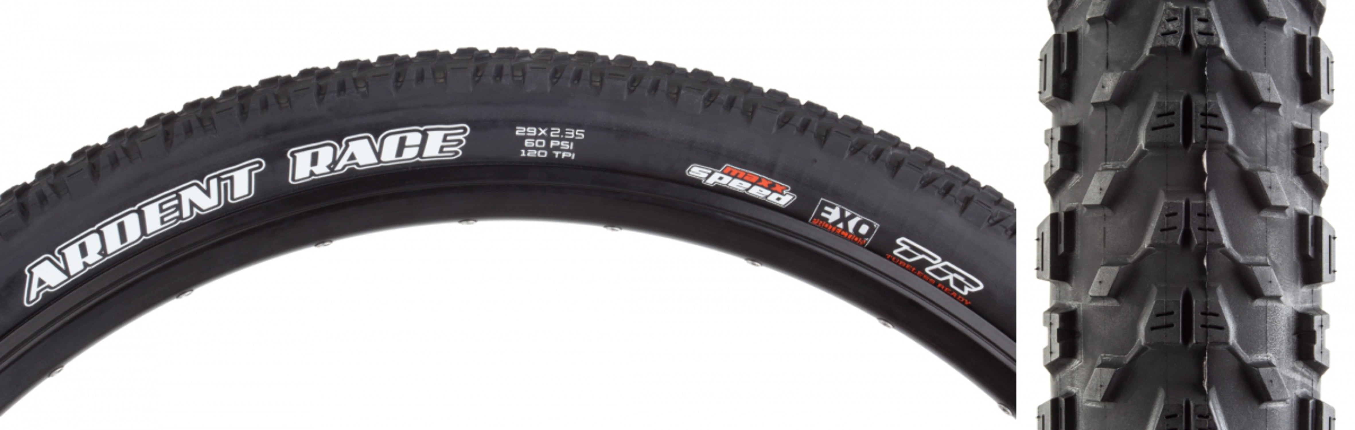 Maxxis Ardent Race Tire - 29 x 2.35, Tubeless, Folding, Black, 3C  MaxxSpeed, EXO 