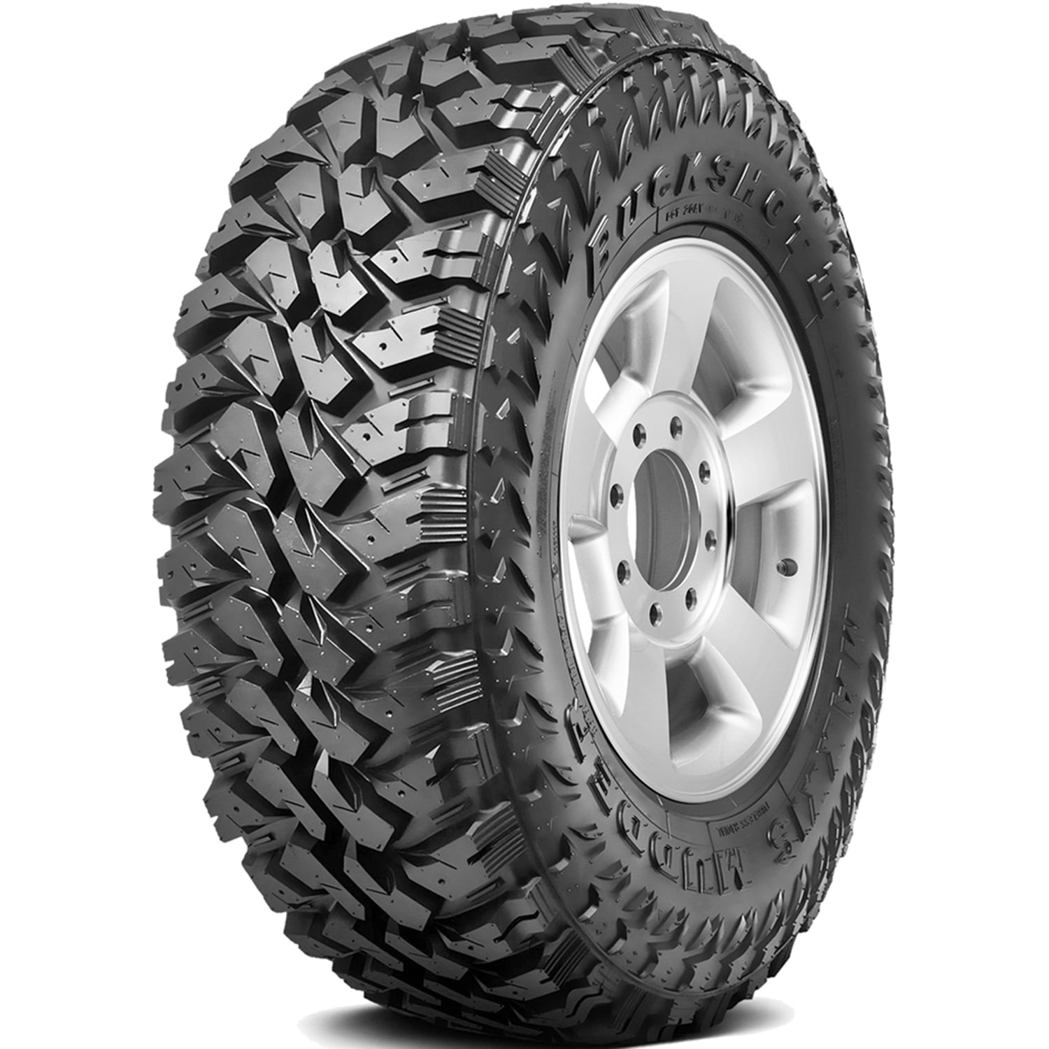 Maxxis Buckshot Mudder II MT-764 35X12.50R20 121Q E 10 Ply m/t Light Truck Tire Simolary simolary.com