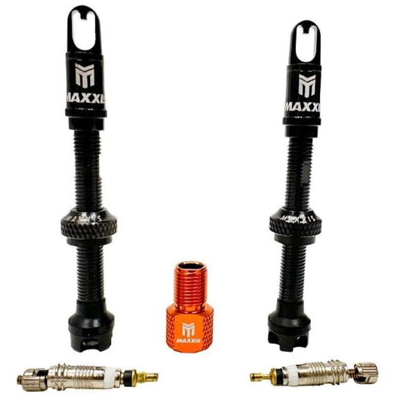 Maxxis MaxxOut Tubeless Bicycle Valves, Presta, 50mm, Black