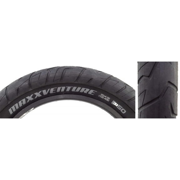 Maxxis MaxxVenture Tire - 20 x 4.00 Clincher Wire Black Ebike E-50