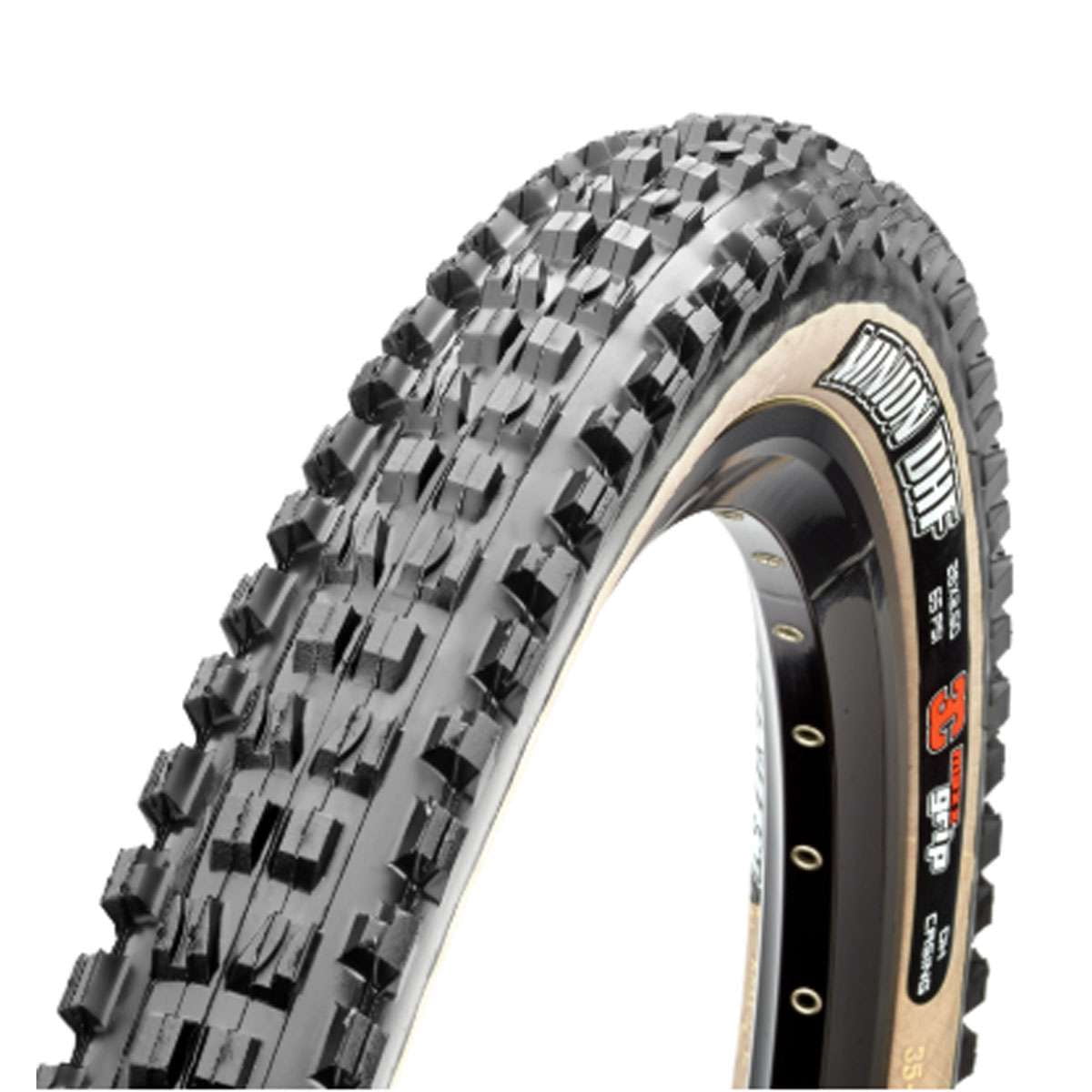 Maxxis Minion DHF Mountain Bike Tire 29" x 25", Black/Tan
