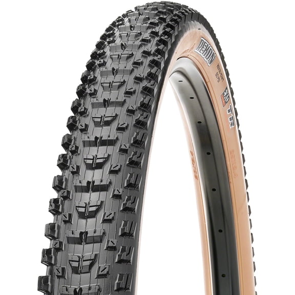 Maxxis Rekon Tire 29x2.4 Tubeless Folding Black/Tan Dual EXO Wide Trail