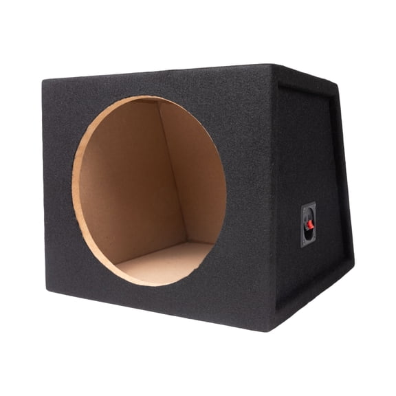 Maxxlink MBP-110 10 Inch Single Sealed Subwoofer Box Enclosure, Universal Fit, Black