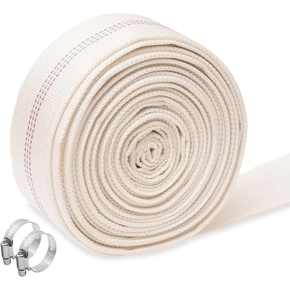 Maxxmarke 1" x 30 FT Heavy Duty Swimming Pool Backwash Hose – Reinforced Lay-Flat Discharge Pipe for Water Transfer, Pumps & General Purpose Use