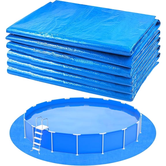 Maxxmarket Premium 11 ft Round Above-Ground Pool Ground Cloth – Waterproof, UV-Resistant Protective Mat for Outdoor Pools