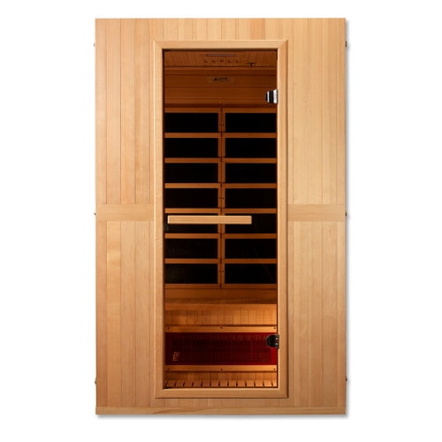 Maxxus 2-Person Low EMF FAR Infrared Sauna, Canadian Hemlock, Chromotherapy Lighting, Bluetooth