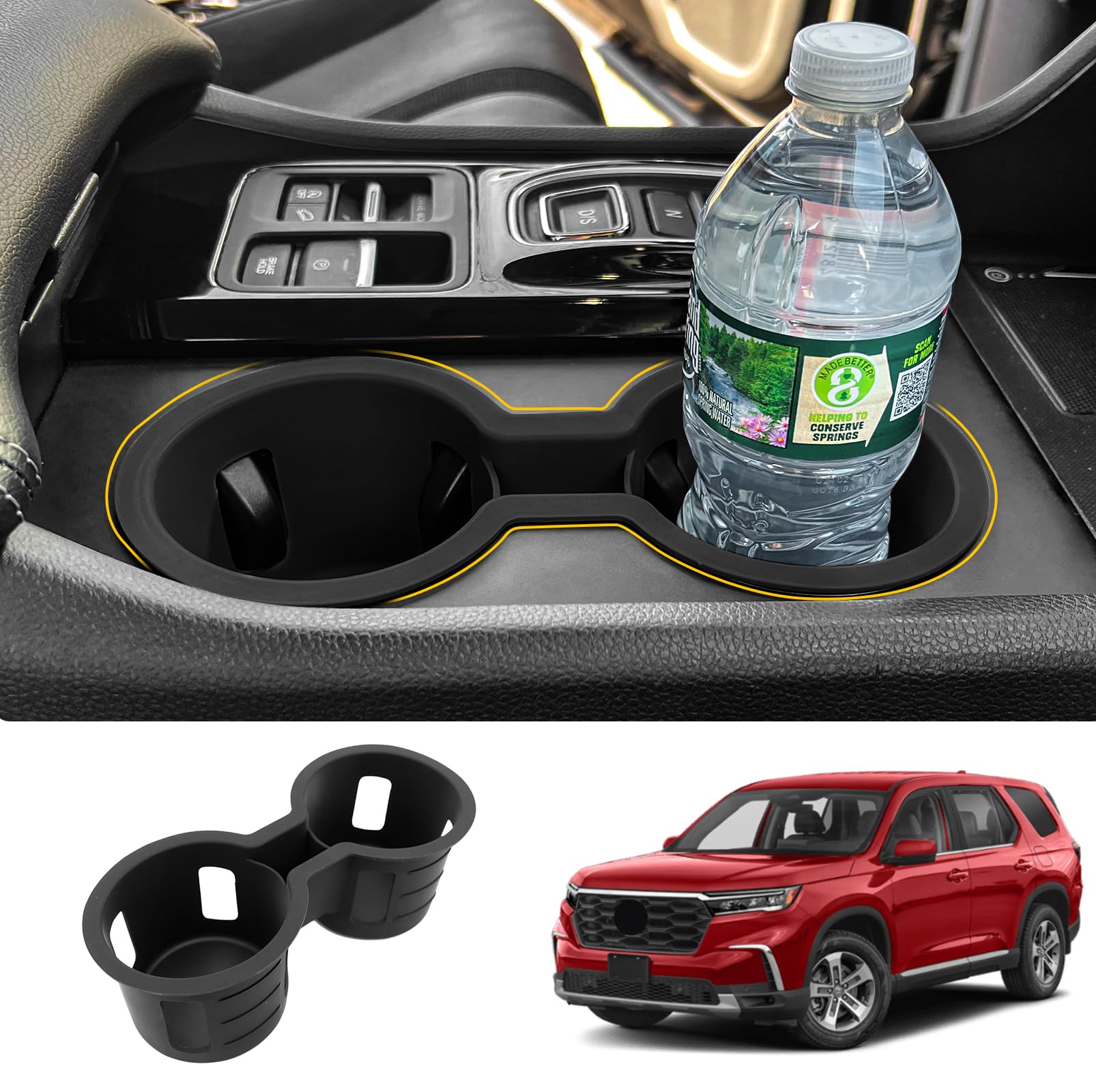 Maxzina Cup Holder Compatible with 2023 2024 2025 Honda Pilot Car