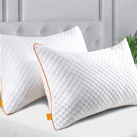 Maxzzz Pillows 2 Pack Pillows Micro Fiber King Size Pillow Hypoallergenic Bed Pillows for Sleeping with Removable Cover