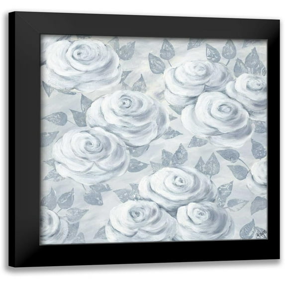 May 15x15 Black Modern Framed Museum Art Print Titled - Timeless Elegance 2