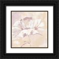 thumbnail image 1 of May 15x15 Black Ornate Wood Framed with Double Matting Museum Art Print Titled - Blush Beauty Florenti, 1 of 4