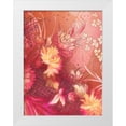 thumbnail image 1 of May 15x18 White Modern Wood Framed Museum Art Print Titled - Crimson Collage 5, 1 of 4