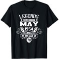 thumbnail image 1 of May 1954 Birthday Gift Classic Milestone Design T-Shirt, 1 of 3