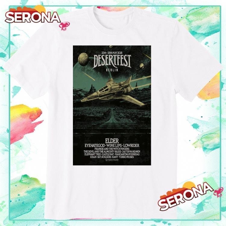 May 23th25th 2025 Desertfest Berlin Concerts Shirt