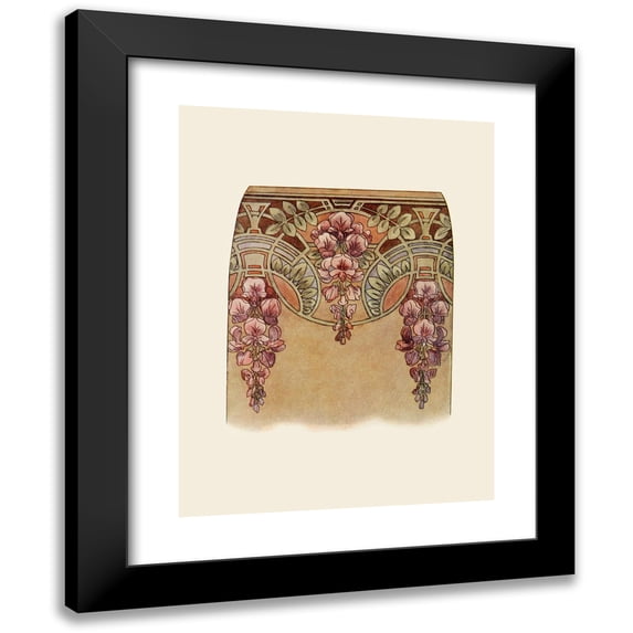May B. Hoelscher 19x24 Black Modern Framed Museum Art Print Titled - Wistaria Vase (1914)