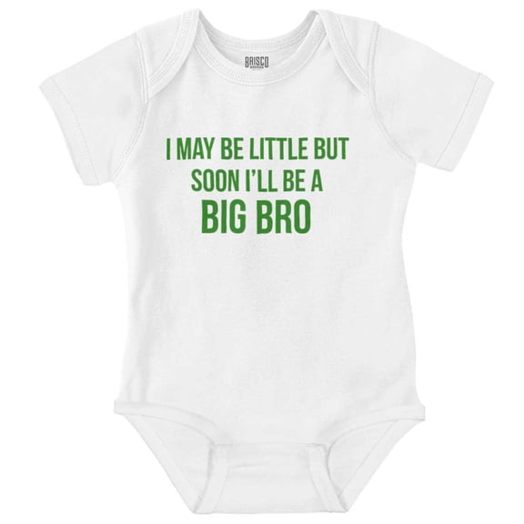 May Be Little But Soon a Big Bro Bodysuit Jumper Boys Infant Baby Brisco Brands 18M
