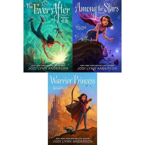 May Bird The May Bird Trilogy Collected Set: The Ever After; Among the Stars; Warrior Princess, (Paperback)