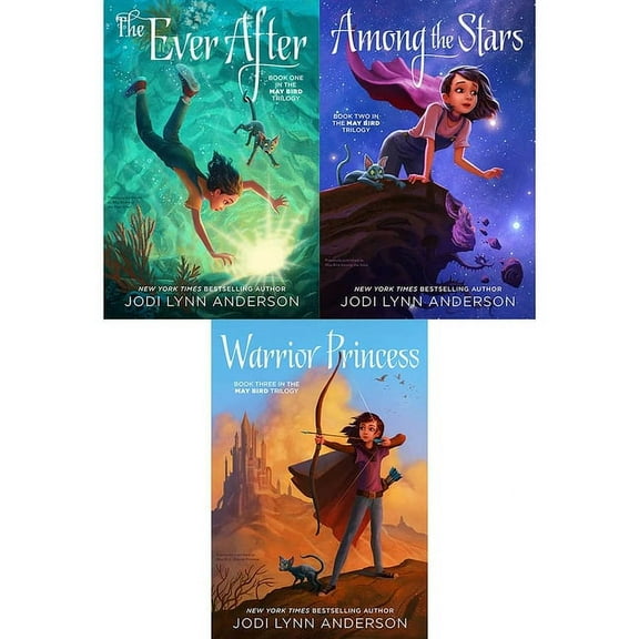 May Bird The May Bird Trilogy Collected Set: The Ever After; Among the Stars; Warrior Princess, (Paperback)