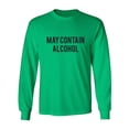 thumbnail image 1 of May Contain Alcohol Adult Long Sleeve T-shirt, 1 of 3