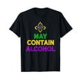 thumbnail image 1 of May Contain Alcohol Funny Mardi Gras 2024 T-Shirt, 1 of 5