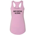 thumbnail image 1 of May Contain Alcohol Racerback Tank, 1 of 3