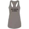 thumbnail image 1 of May Contain Alcohol Racerback Tank, 1 of 2