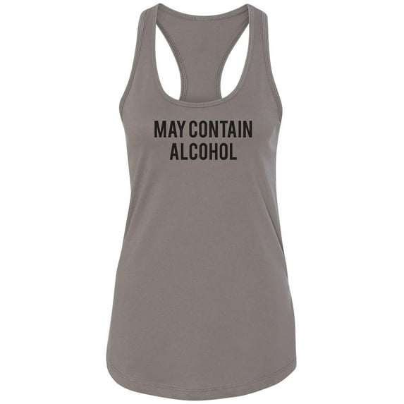 May Contain Alcohol Racerback Tank