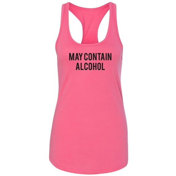May Contain Alcohol Racerback Tank