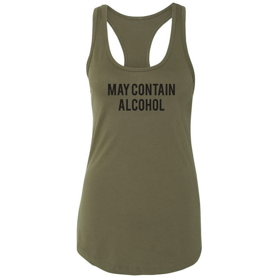 May Contain Alcohol Racerback Tank