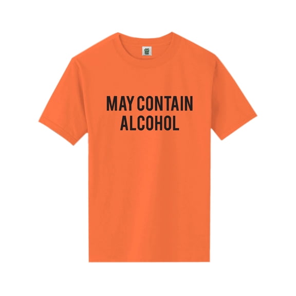 May Contain Alcohol Short Sleeve Neon T-Shirt