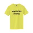 thumbnail image 1 of May Contain Alcohol Short Sleeve Neon T-Shirt, 1 of 1