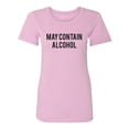 thumbnail image 1 of May Contain Alcohol Womens crewneck tee, 1 of 3