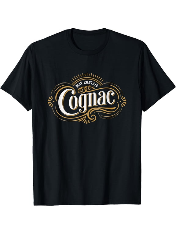 May Contain Cognac Classic Brandy Lover T-Shirt