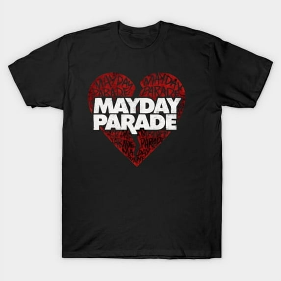 May Day Heart Mayday Parade Music Band Fan Art Artwork Print, H27730 T-Shirt, for Men and Women, Up to Size 5XL