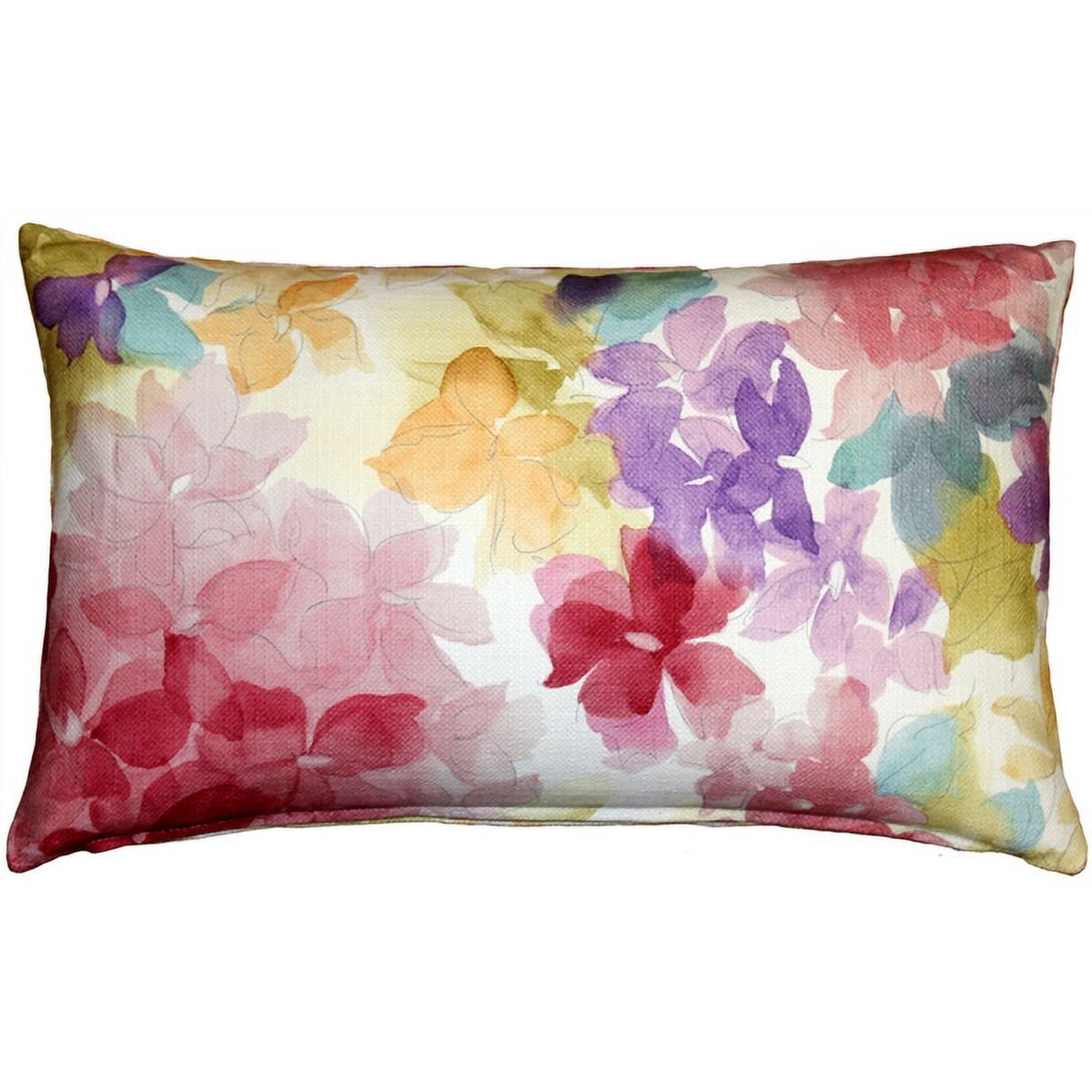 May Flower 12x20 Cotton Floral Throw Pillow