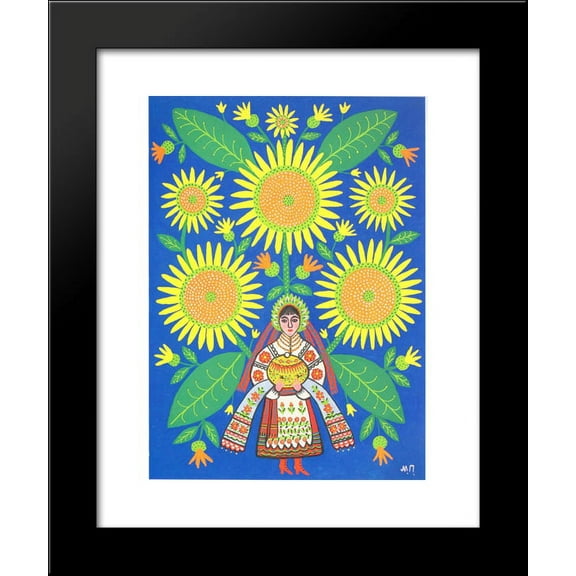 May I Give This Ukrainian Bread to All People in This Big Wide World 20x24 Fr...