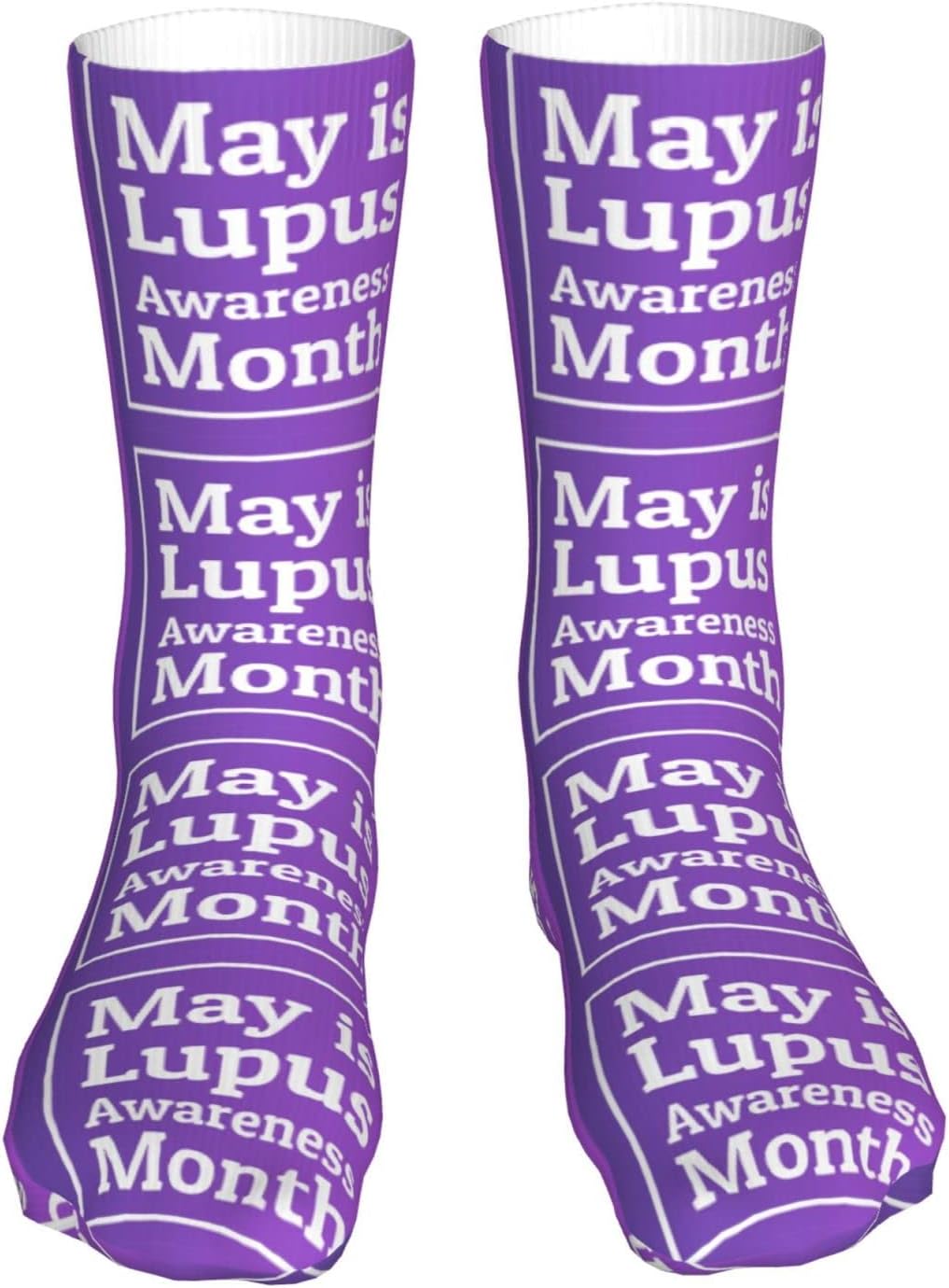 May Is Lupus Awareness Month Socks Casual Compression Stockings