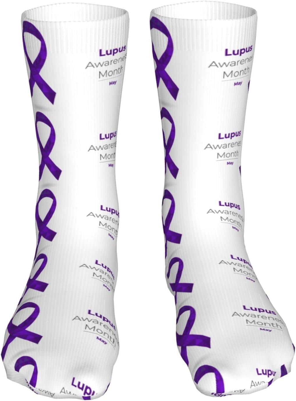 May Is Lupus Awareness Month Socks Casual Compression Stockings