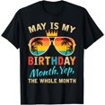 thumbnail image 1 of May Is My Birthday Yes The Whole Month For Men Women T-Shirt, 1 of 4