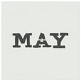 thumbnail image 1 of May Month Calendar Fun Text DIY Cookie Wall Craft Stencil - 3.5 Inch, 1 of 5